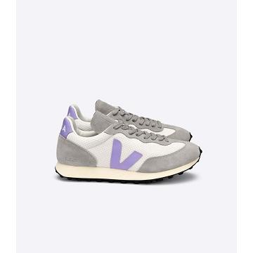 Veja RIO BRANCO HEXAMESH Women's Running Shoes Grey/Purple | NZ 425RVD